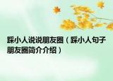 踩小人說說朋友圈（踩小人句子朋友圈簡(jiǎn)介介紹）