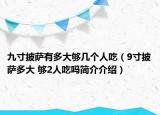 九寸披薩有多大夠幾個人吃（9寸披薩多大 夠2人吃嗎簡介介紹）