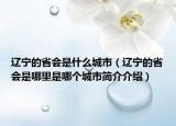 遼寧的省會是什么城市（遼寧的省會是哪里是哪個城市簡介介紹）