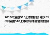 2016年寶駿510上市時(shí)間介紹(2016年寶駿510上市時(shí)間詳細(xì)情況如何)