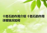 十勝石的作用介紹 十勝石的作用詳細(xì)情況如何