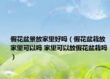 假花盆景放家里好嗎（假花盆栽放家里可以嗎 家里可以放假花盆栽嗎）