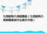 七月的風(fēng)八月的雨是（七月的風(fēng)八月的雨表達(dá)什么簡介介紹）