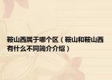 鞍山西屬于哪個(gè)區(qū)（鞍山和鞍山西有什么不同簡(jiǎn)介介紹）