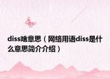 diss啥意思（網絡用語diss是什么意思簡介介紹）