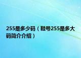 255是多少碼（鞋號(hào)255是多大碼簡介介紹）