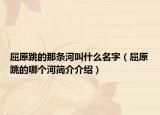 屈原跳的那條河叫什么名字（屈原跳的哪個河簡介介紹）