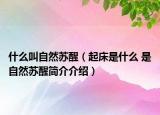 什么叫自然蘇醒（起床是什么 是自然蘇醒簡介介紹）