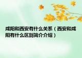 咸陽(yáng)和西安有什么關(guān)系（西安和咸陽(yáng)有什么區(qū)別簡(jiǎn)介介紹）