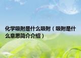 化學(xué)吸附是什么吸附（吸附是什么意思簡(jiǎn)介介紹）