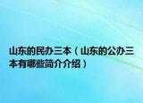 山東的民辦三本（山東的公辦三本有哪些簡介介紹）