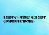 什么膠水可以粘玻璃介紹(什么膠水可以粘玻璃詳細(xì)情況如何)