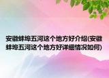 安徽蚌埠五河這個(gè)地方好介紹(安徽蚌埠五河這個(gè)地方好詳細(xì)情況如何)