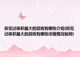 你見過體積最大的游戲有哪些介紹(你見過體積最大的游戲有哪些詳細情況如何)