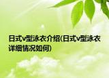 日式v型泳衣介紹(日式v型泳衣詳細(xì)情況如何)