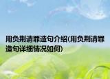 用負荊請罪造句介紹(用負荊請罪造句詳細情況如何)