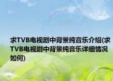 求TVB電視劇中背景純音樂介紹(求TVB電視劇中背景純音樂詳細(xì)情況如何)