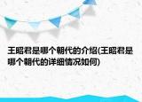 王昭君是哪個(gè)朝代的介紹(王昭君是哪個(gè)朝代的詳細(xì)情況如何)