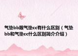 氣墊bb跟氣墊cc有什么區(qū)別（氣墊bb和氣墊cc什么區(qū)別簡(jiǎn)介介紹）
