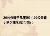 20公分等于幾厘米?（20公分等于多少厘米簡介介紹）