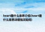 heart是什么意思介紹(heart是什么意思詳細情況如何)