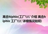 高合hiphix(工廠\