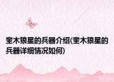 奎木狼星的兵器介紹(奎木狼星的兵器詳細(xì)情況如何)