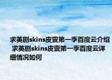 求英劇skins皮囊第一季百度云介紹 求英劇skins皮囊第一季百度云詳細情況如何