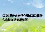 DIEO是什么音箱介紹(DIEO是什么音箱詳細情況如何)