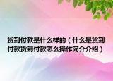 貨到付款是什么樣的（什么是貨到付款貨到付款怎么操作簡介介紹）