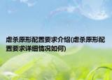 虐殺原形配置要求介紹(虐殺原形配置要求詳細情況如何)