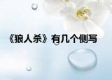 《狼人殺》有幾個(gè)側(cè)寫