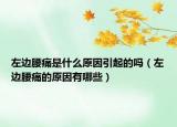 左邊腰痛是什么原因引起的嗎（左邊腰痛的原因有哪些）