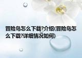 冒險(xiǎn)島怎么下載?介紹(冒險(xiǎn)島怎么下載?詳細(xì)情況如何)