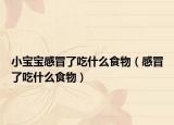 小寶寶感冒了吃什么食物（感冒了吃什么食物）
