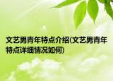 文藝男青年特點介紹(文藝男青年特點詳細(xì)情況如何)