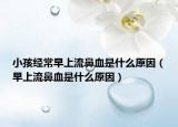 小孩經(jīng)常早上流鼻血是什么原因（早上流鼻血是什么原因）