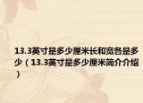 13.3英寸是多少厘米長(zhǎng)和寬各是多少（13.3英寸是多少厘米簡(jiǎn)介介紹）