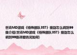 世嘉MD游戲《特殊部隊(duì)357》級(jí)別怎么調(diào)到99級(jí)介紹(世嘉MD游戲《特殊部隊(duì)357》級(jí)別怎么調(diào)到99級(jí)詳細(xì)情況如何)