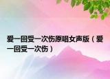 愛一回受一次傷原唱女聲版（愛一回受一次傷）
