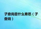 子查詢是什么意思（子查詢）