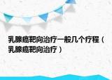 乳腺癌靶向治療一般幾個療程（乳腺癌靶向治療）