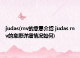 judas(mv的意思介紹 judas mv的意思詳細(xì)情況如何)