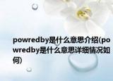 powredby是什么意思介紹(powredby是什么意思詳細(xì)情況如何)