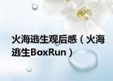 火海逃生觀后感（火海逃生BoxRun）