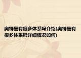 奧特曼有很多體系嗎介紹(奧特曼有很多體系嗎詳細情況如何)