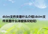 dcim文件夾是什么介紹(dcim文件夾是什么詳細(xì)情況如何)