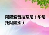 阿隆索普拉蒂尼（華尼托阿隆索）