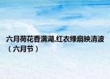 六月荷花香滿湖,紅衣綠扇映清波（六月節(jié)）