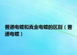 普通電鍍和真金電鍍的區(qū)別（普通電鍍）